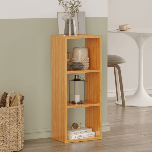 Canaria 3-Tier Bookcase - Bamboo - 2