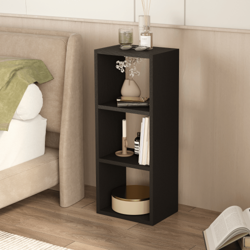 Canaria 3-Tier Bookcase - Black - 2