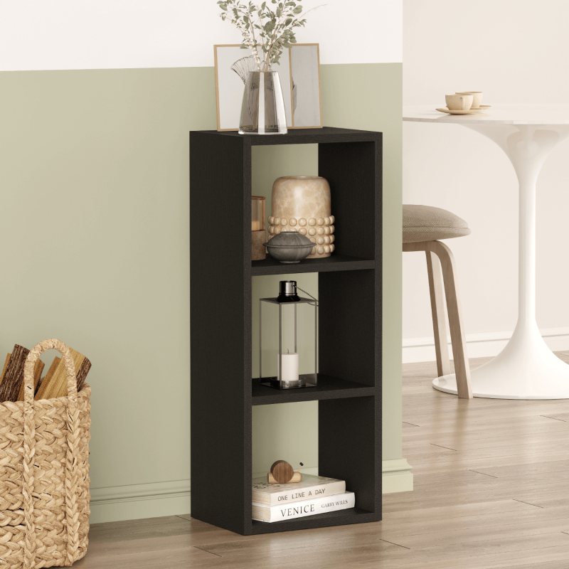 Canaria 3-Tier Bookcase - Black - 3