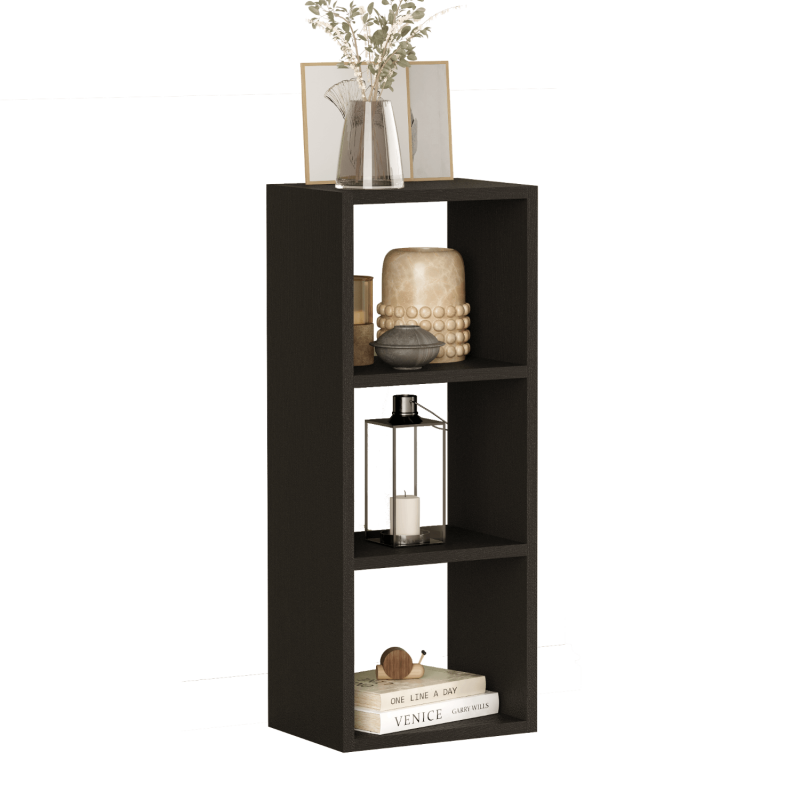 Canaria 3-Tier Bookcase - Black - 4