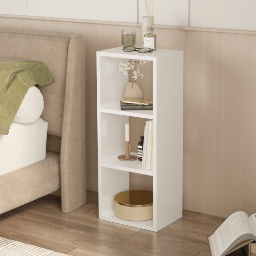 Canaria 3-Tier Bookcase - White - 3