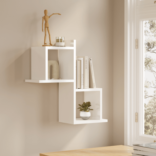 Capri Modular Wall Shelf - 2-Pack - White - 2