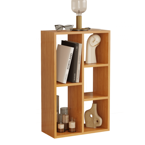 Monaco 5-Cube Bookcase - Bamboo - 4