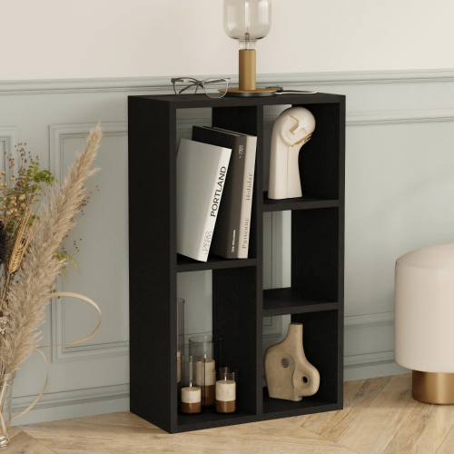 Monaco 5-Cube Bookcase - Black - 3